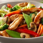 Chicken with Mixed Vegetable Stir Fry