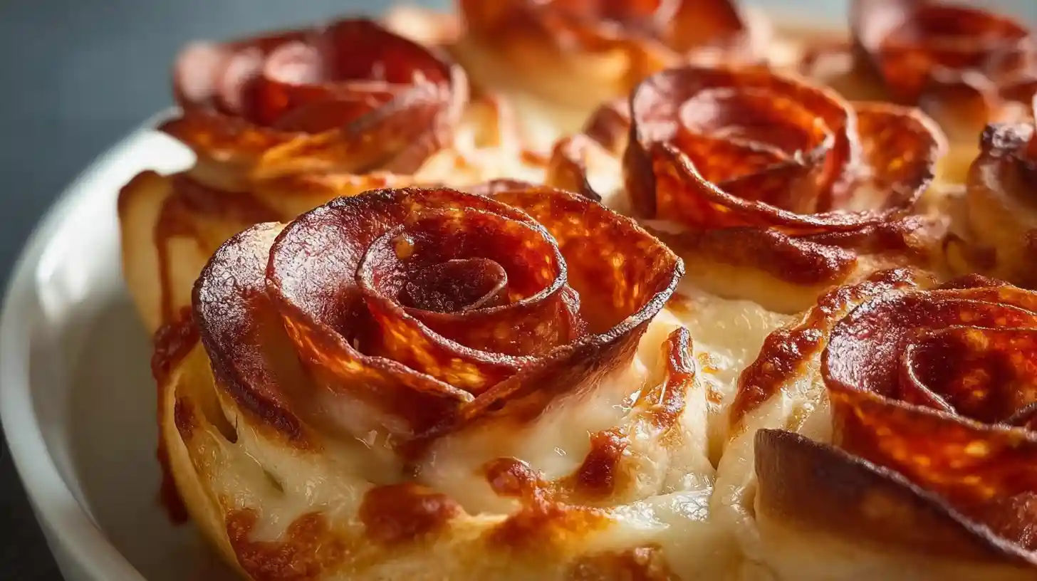 Pizza Roses for Valentine’s Day