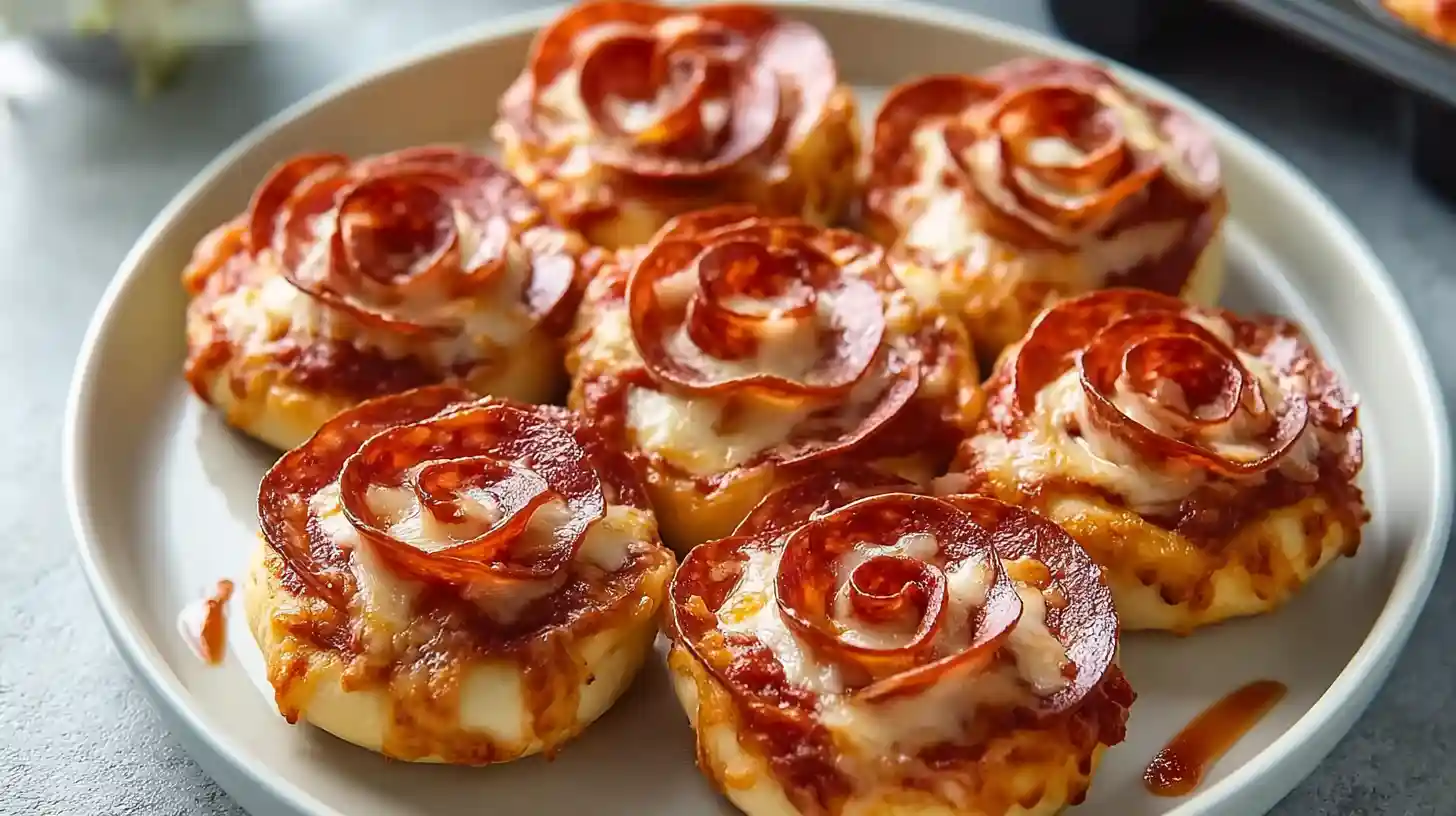 Pizza Roses for Valentine’s Day