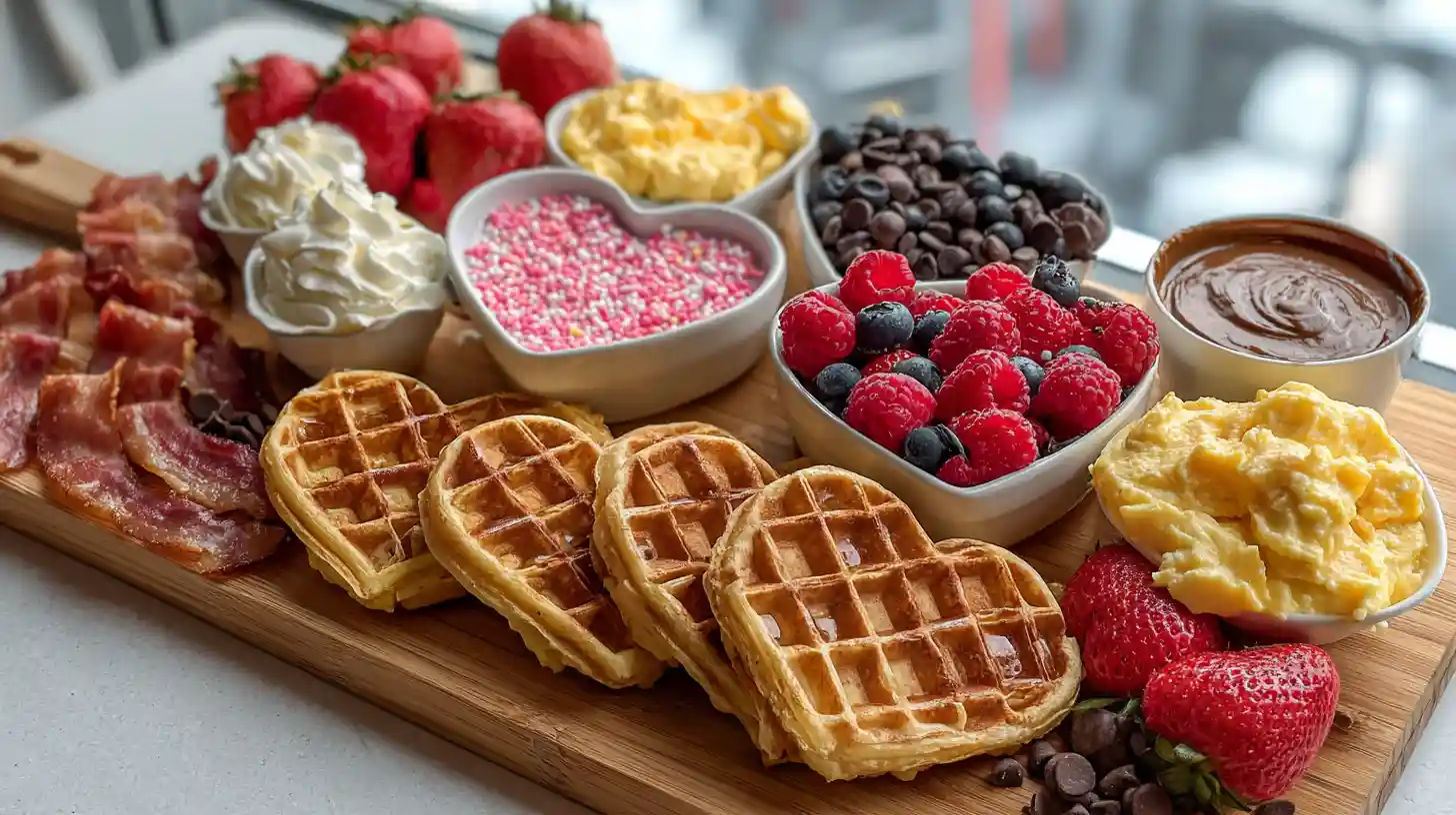 Valentine’s Day Waffle Board