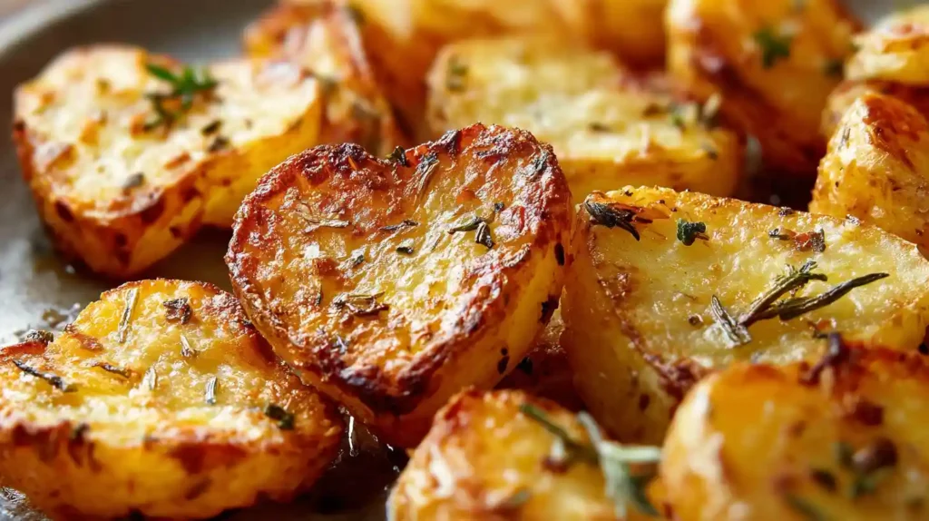 Roasted Heart Potatoes