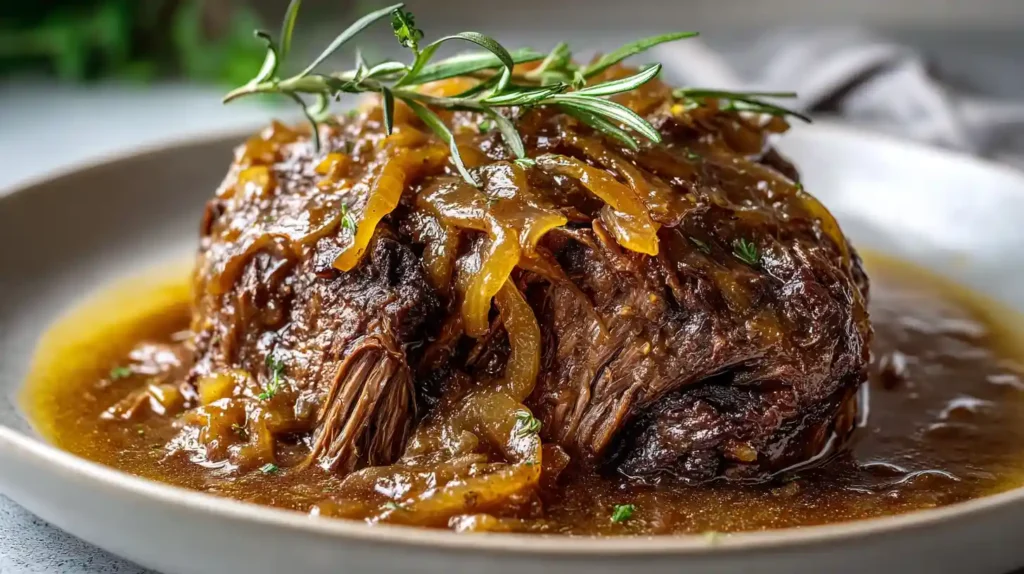 Comforting French Onion Pot Roast