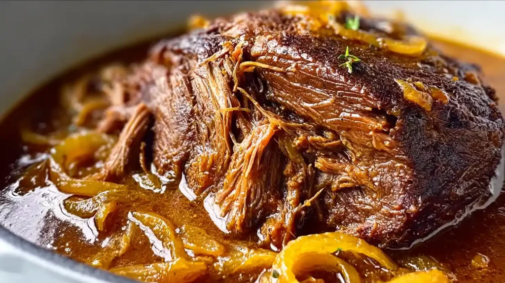 Comforting French Onion Pot Roast