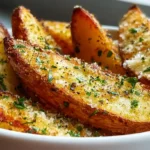 Garlic Parmesan Potato Wedges
