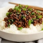 Korean Ground Beef Bowl
