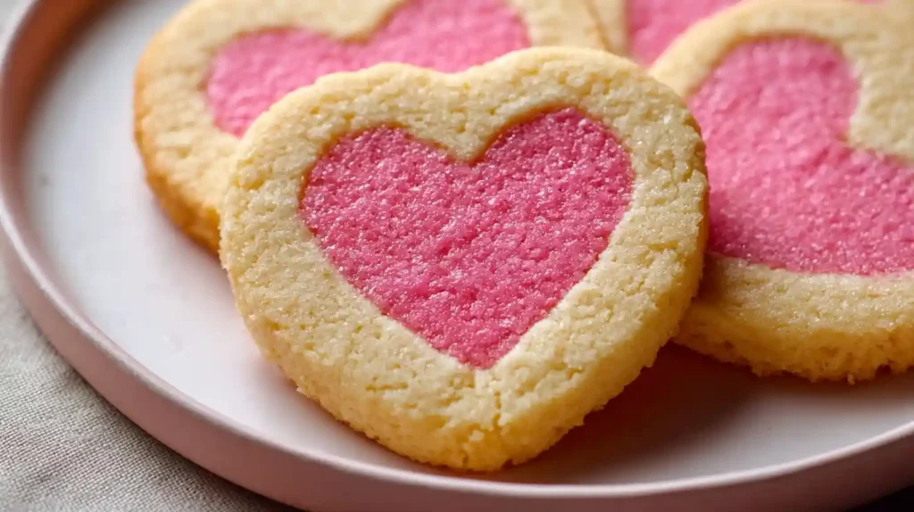 Slice and Bake Heart Cookies
