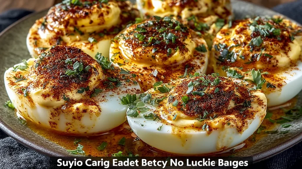 Cajun Boiled Eggs with Spicy Garlic Butter Sauce | Keto & Low-Carb Snack