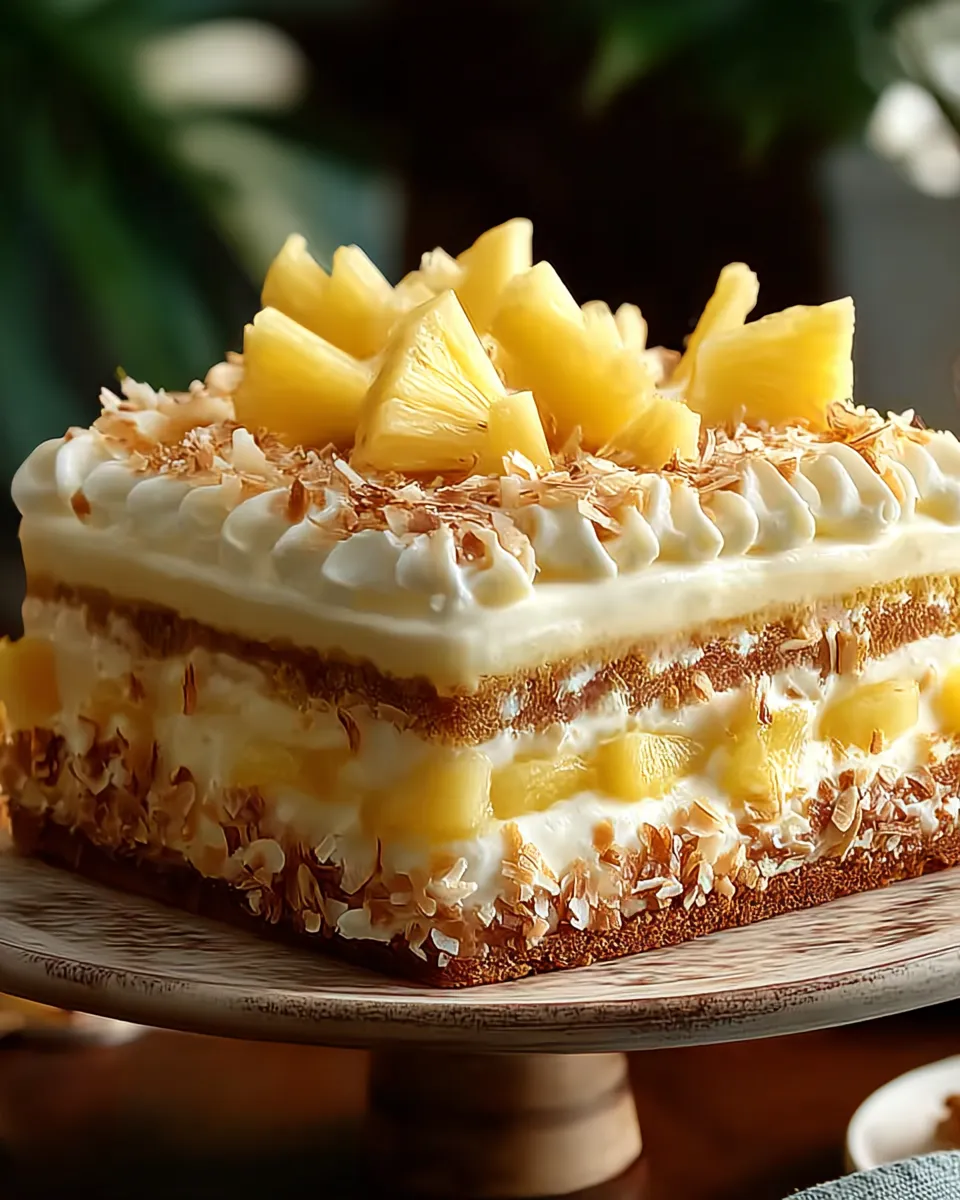 Hawaiian Pineapple Cake