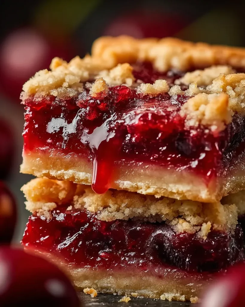 Easy Cherry Pie Bars Recipe