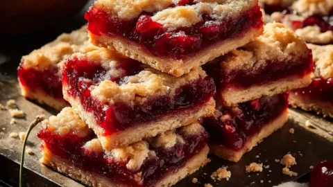 Easy Cherry Pie Bars Recipe