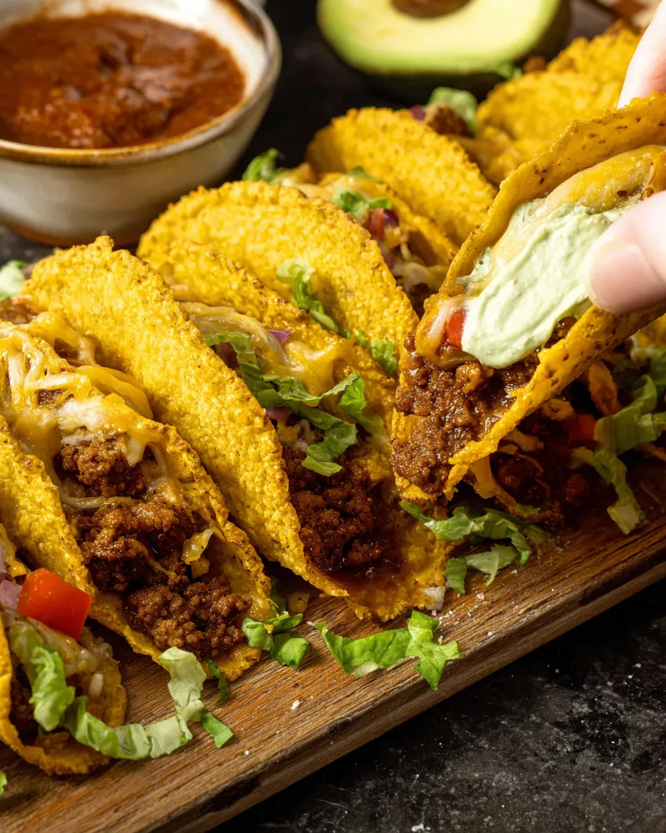 Crispy Ground Beef Tacos