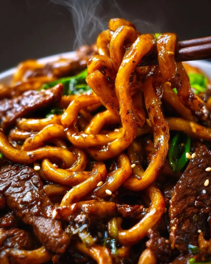 Beef Black Pepper Udon