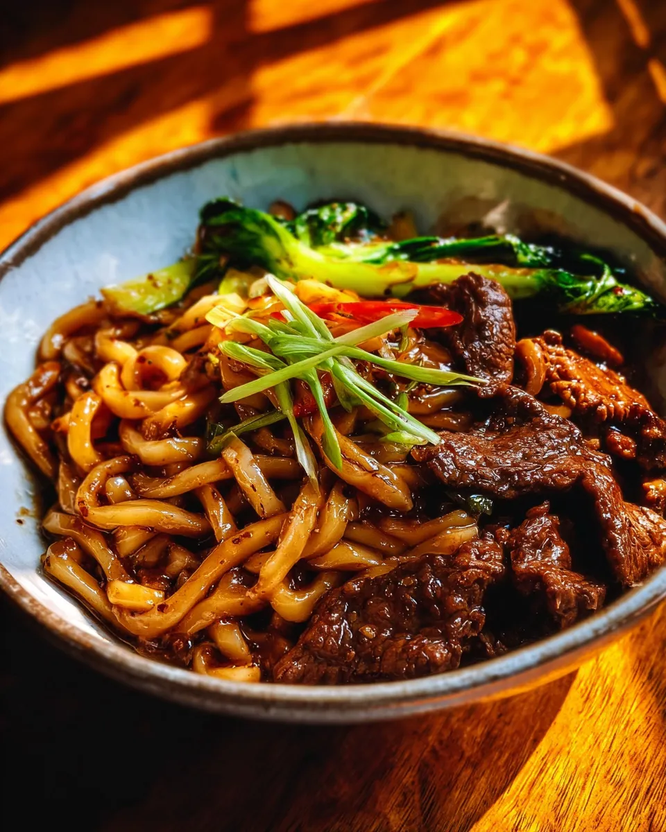 Beef Black Pepper Udon