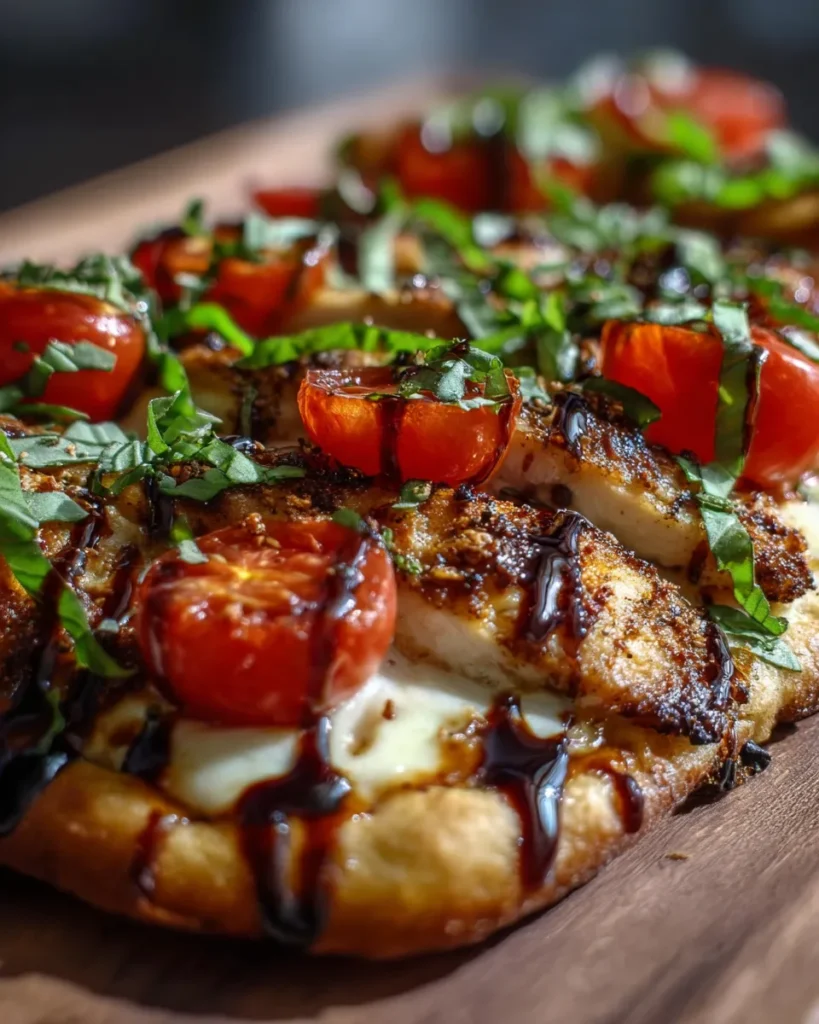 Chicken Caprese Flatbread