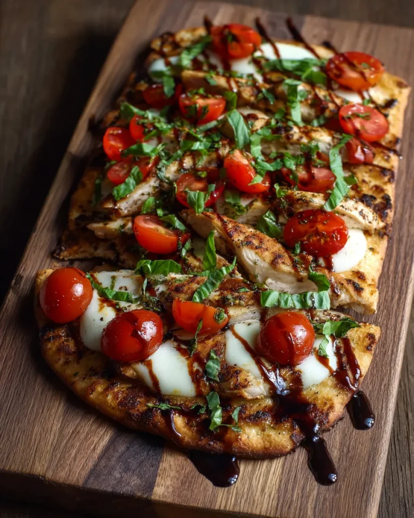Chicken Caprese Flatbread
