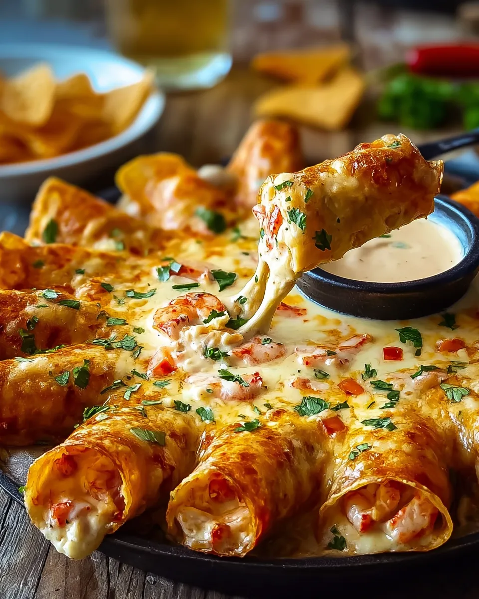 Crab Shrimp Queso Party Snack Recipe