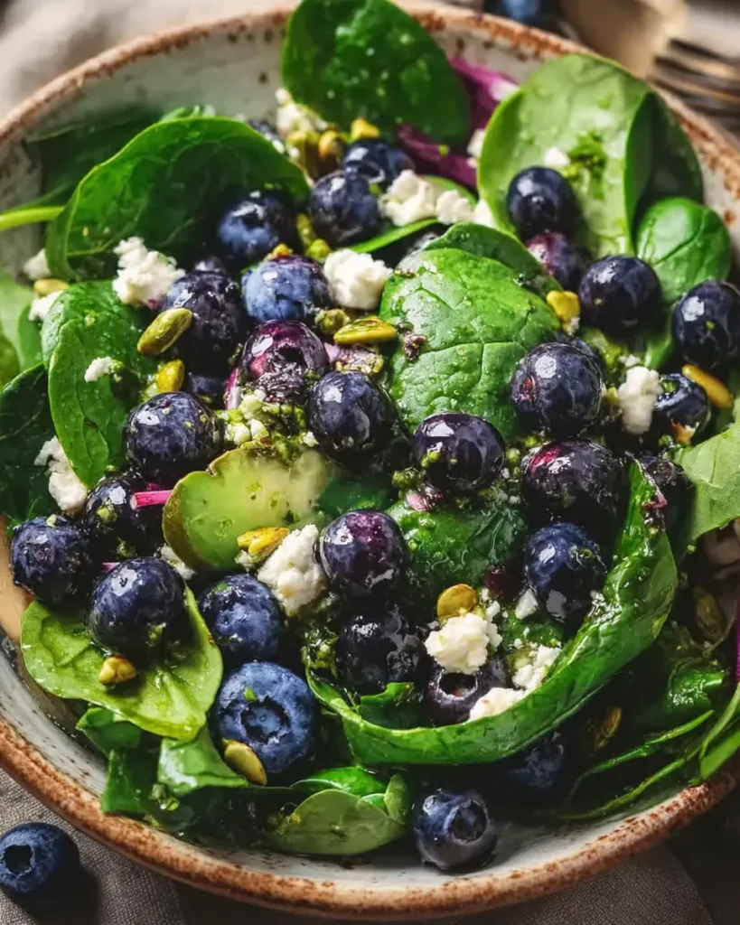 Blueberry Pistachio Spring Salad
