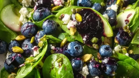 Blueberry Pistachio Spring Salad