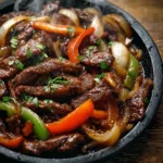Sizzling Chinese Pepper Steak With Onions