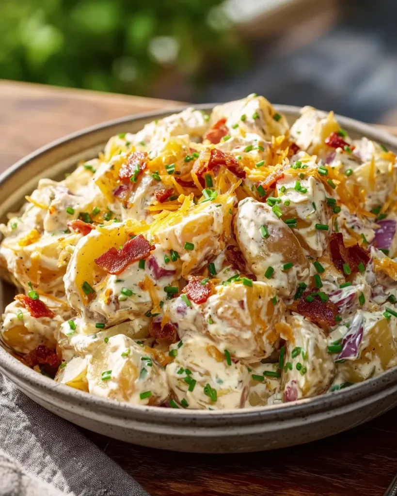 Steakhouse Potato Salad A Creamy Flavor Packed Side Dish