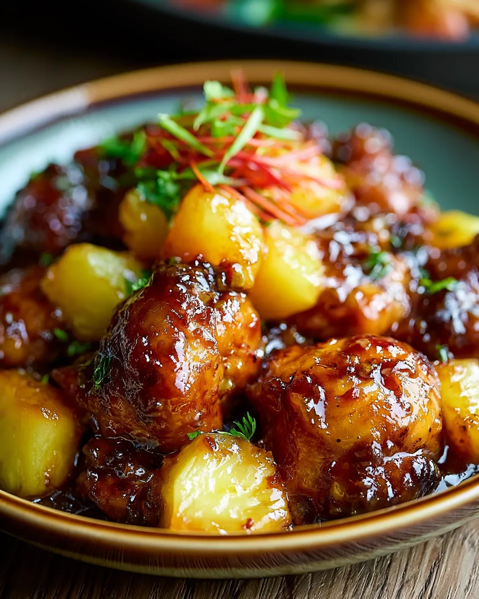 Brown Sugar Pineapple Chicken