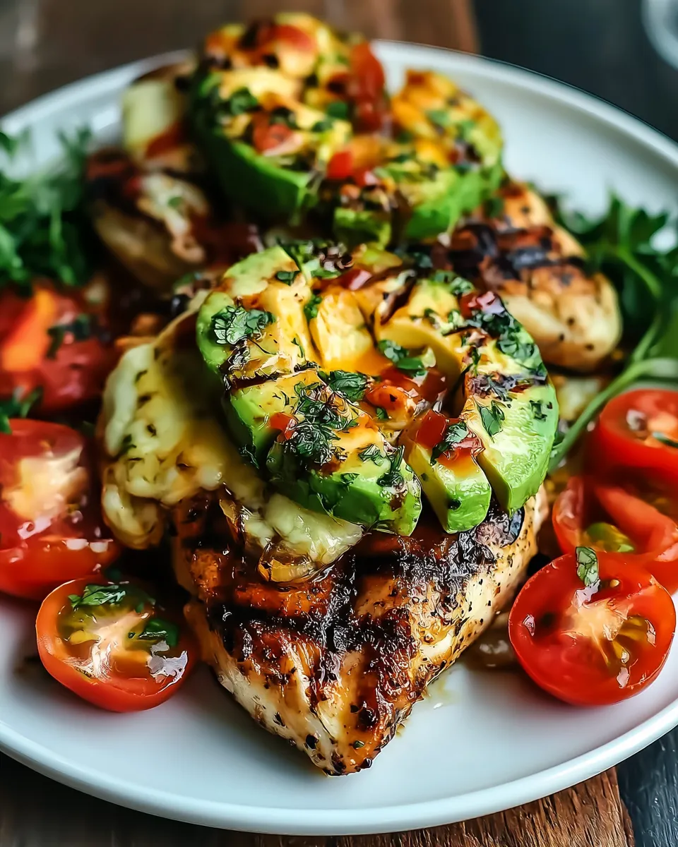 Grilled California Avocado Chicken