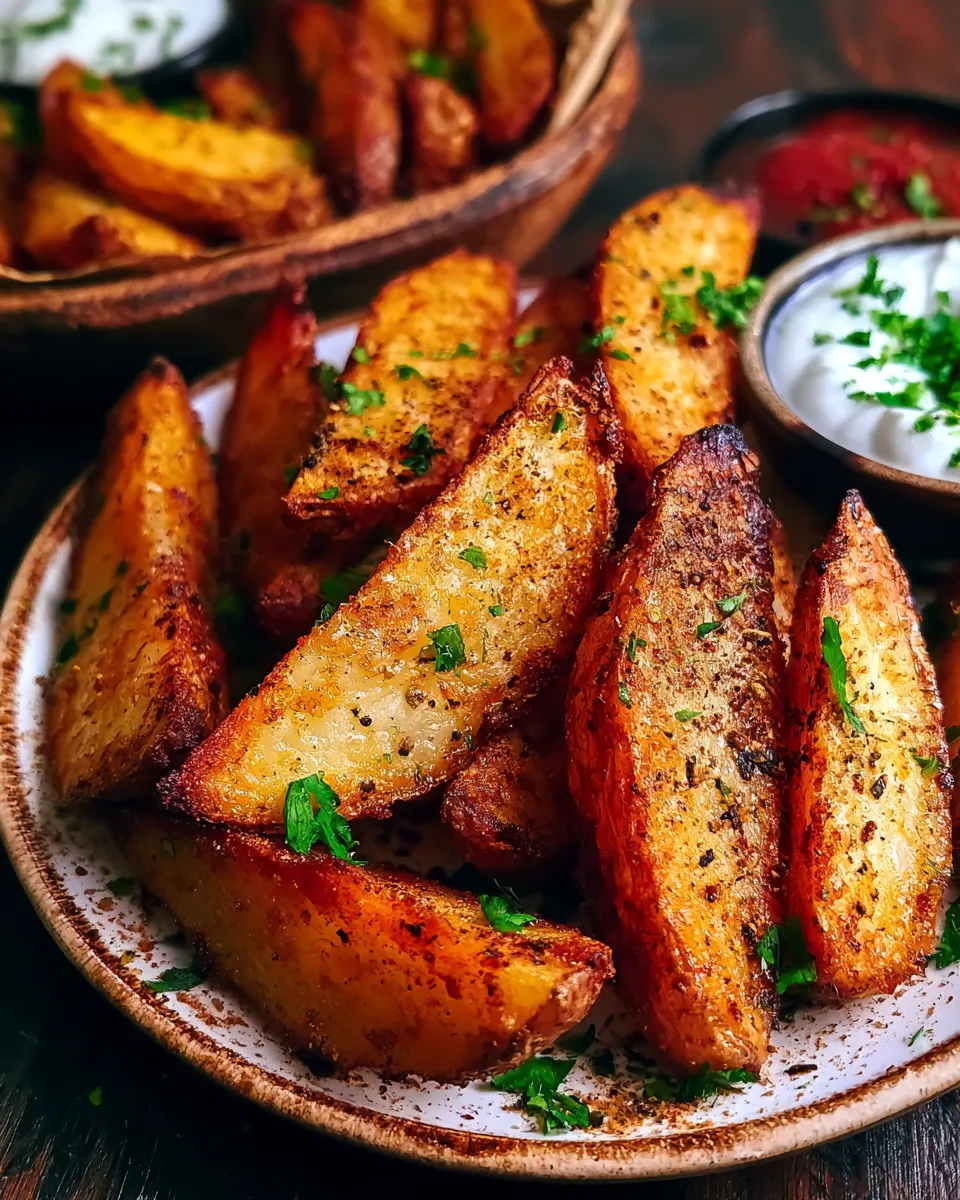 Crispy Potato Wedges Recipe
