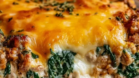 High Protein Ground Turkey Casserole