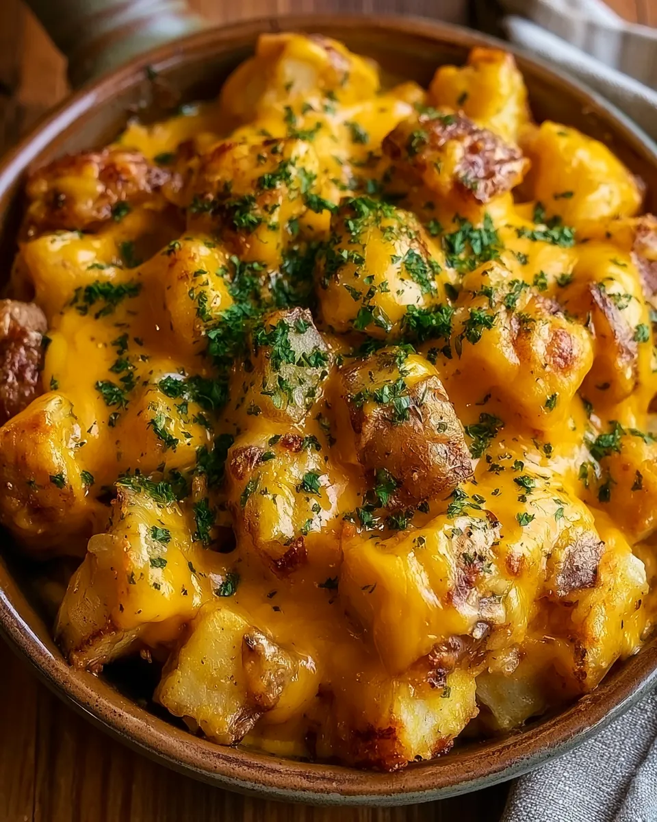 3 Ingredient Cheesy Ranch Potatoes