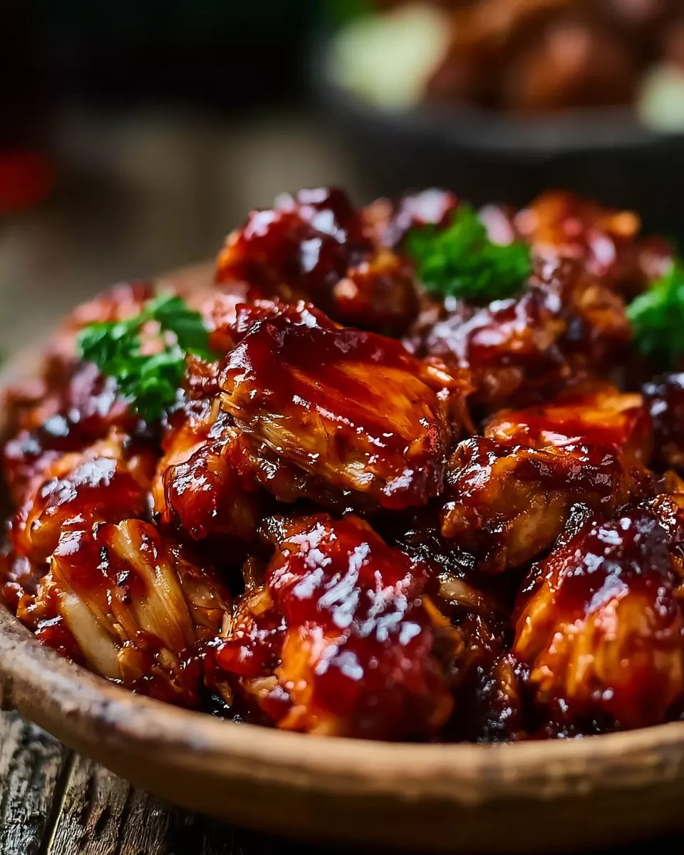 Sweet Baby Rays Crockpot Chicken