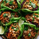 Thai Chicken Lettuce Wraps