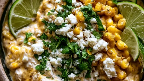 Slow Cooker Street Corn Chicken