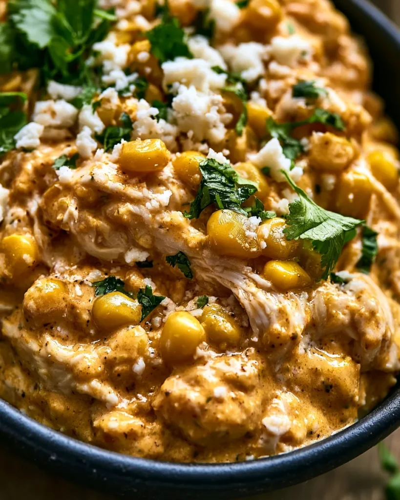 Slow Cooker Street Corn Chicken