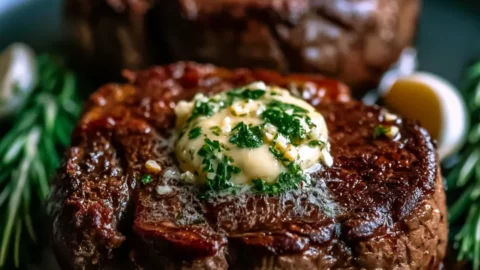 Pan Seared Steak With Garlic Butter