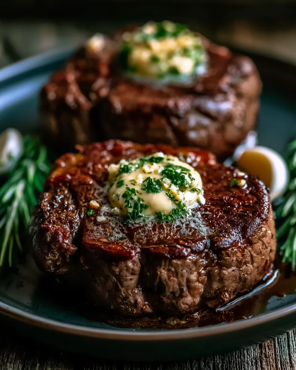 Pan Seared Steak With Garlic Butter