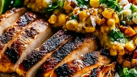 Street Corn Chicken Rice Bowl