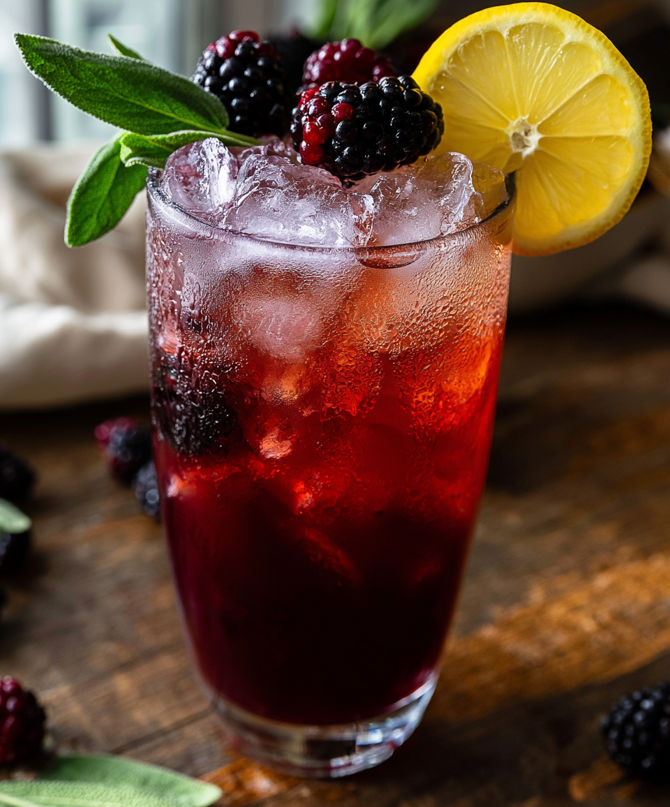Blackberry Sage Iced Tea