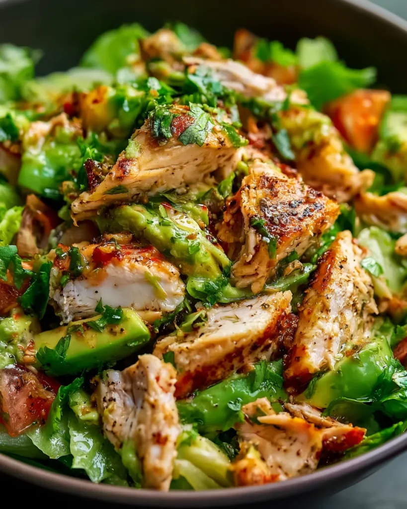 Healthy Avocado Chicken Salad