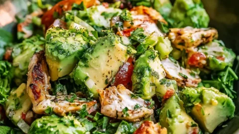 Healthy Avocado Chicken Salad