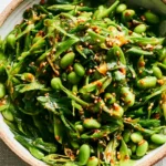 Chili Crisp Snap Pea Salad