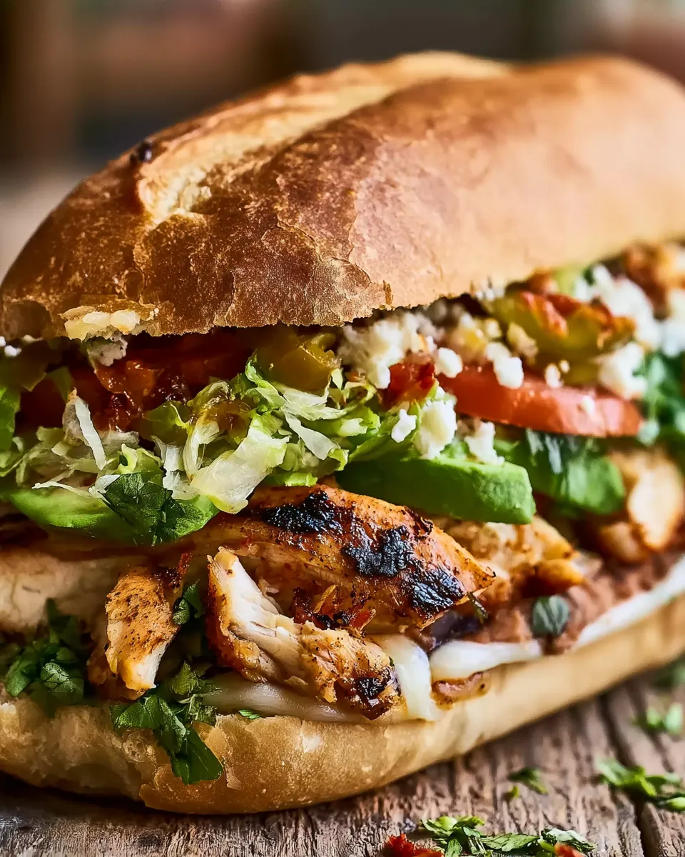 Chicken Torta Sandwich