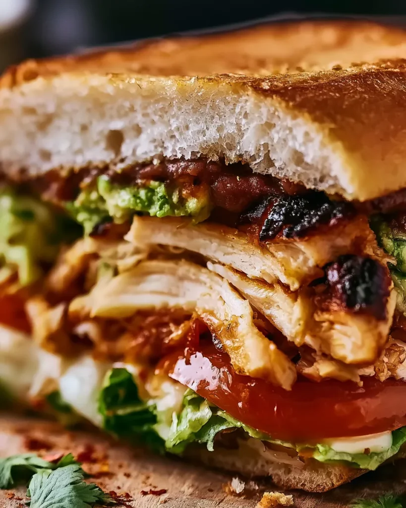 Chicken Torta Sandwich