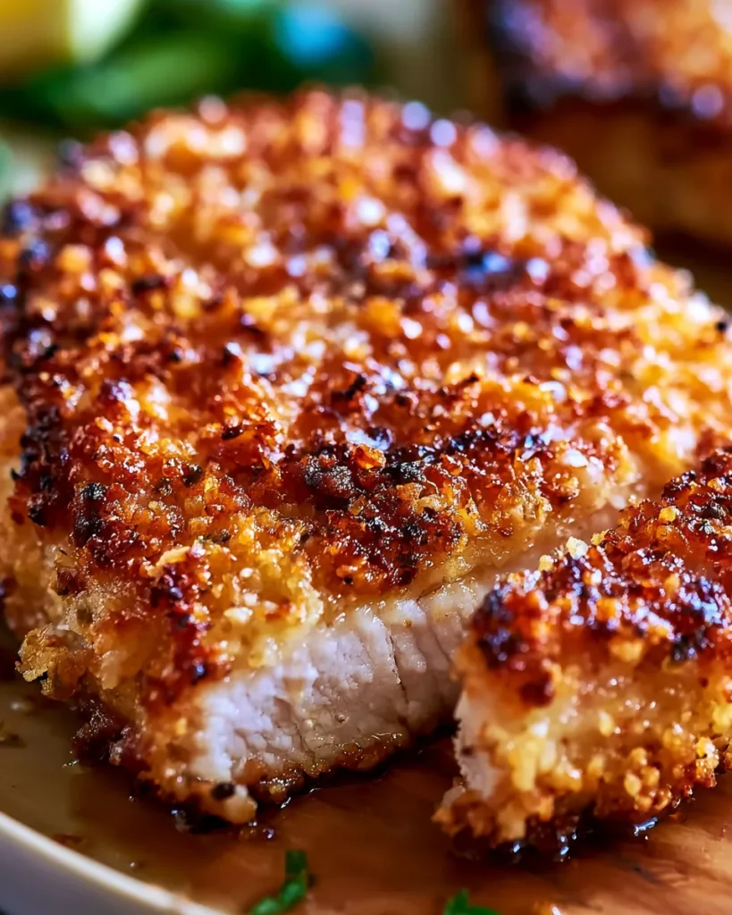 Parmesan Crusted Pork Chops