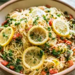 Lemon Capellini Salad