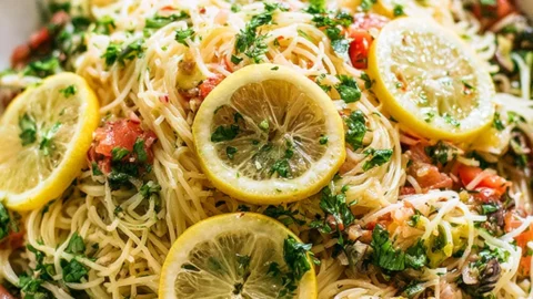 Lemon Capellini Salad