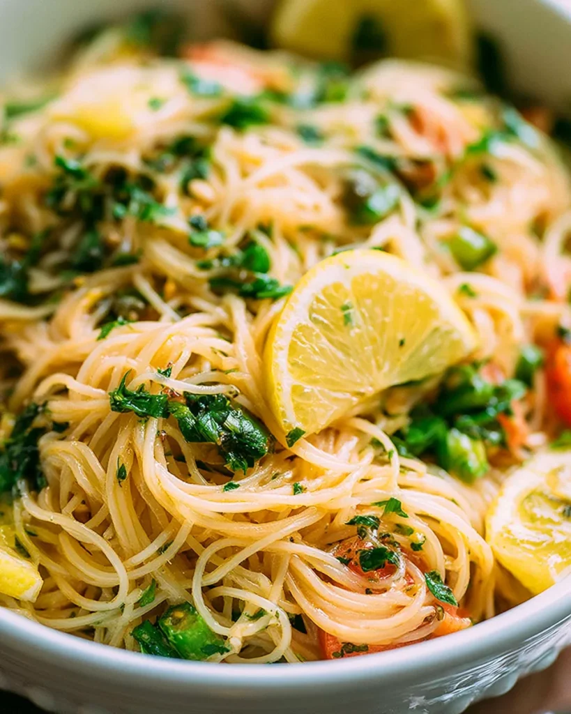 Lemon Capellini Salad