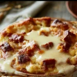 Grandmas Oldfashioned Bread Pudding With Vanilla Sauce
