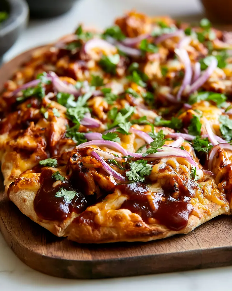 Bbq Chicken Flatbread