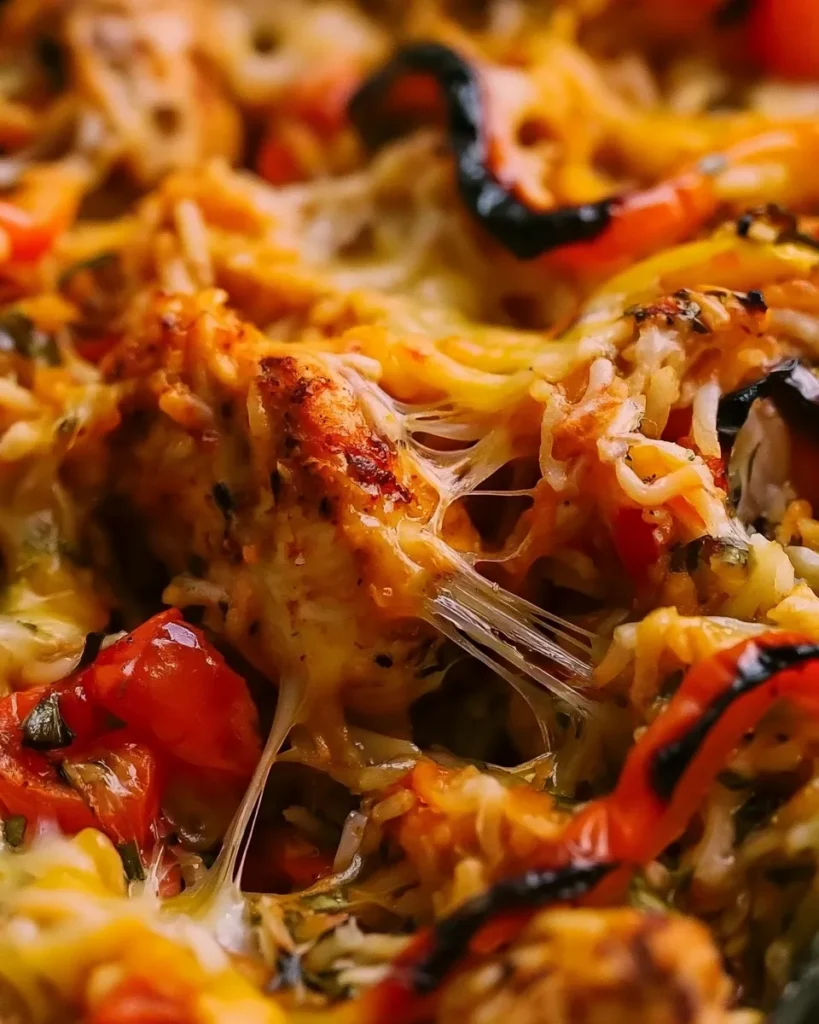 Chicken Fajita Rice Casserole