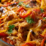 Chicken Fajita Rice Casserole